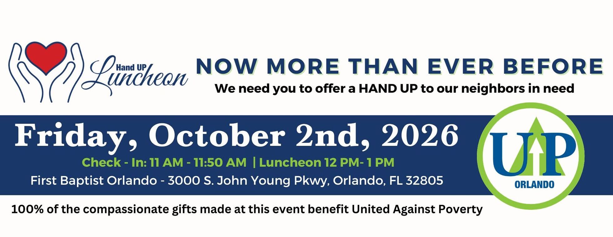2026 Hand UP Luncheon